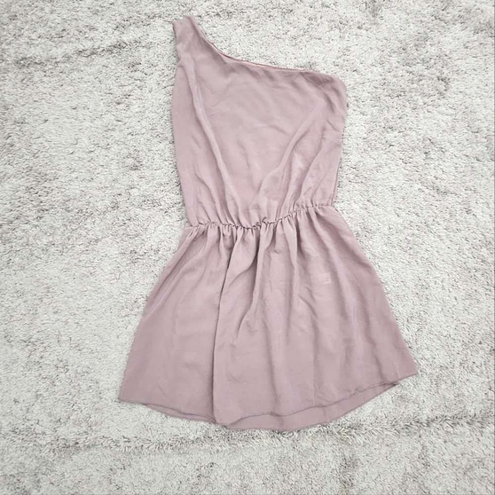 Mauve One Shoulder Dress
